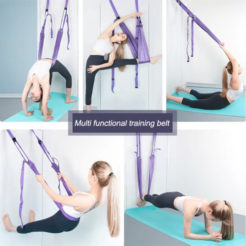 Skyflex™ Aerial Yoga Rope – Elevate Your Practice, Anywhere, Anytime